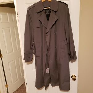 Mens long dress rain coat